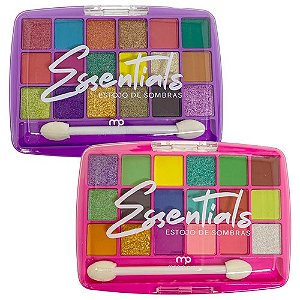 Paleta de Sombras Essentials Infantil Maria Pink MP10030 - Kit c/ 02 unid