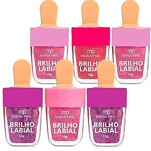 Brilho Labial Ice Cream Sorvetinho Maria Pink