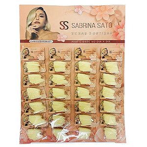 Unhas Postiças Quadrada Sabrina Sato SS-2202 - Cartela c/ 24 unid