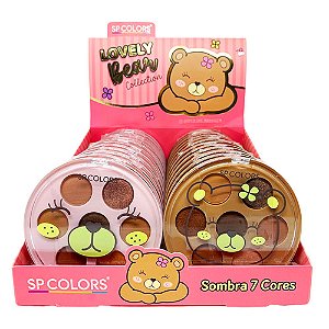 Paleta de Sombras Lovely Bear SP Colors SP273 - Box c/ 24 unid