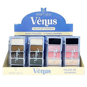 Paleta de Sombras Vênus Mia Make 342 - Box c/ 24 unid