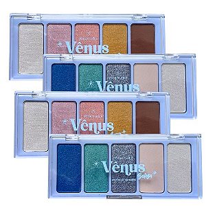 Paleta de Sombras Vênus Mia Make 342 - Kit c/ 04 unid