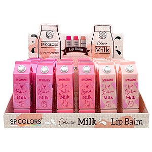 Lip Balm Coleção Milk SP Colors SP264 - Box c/ 24 unid