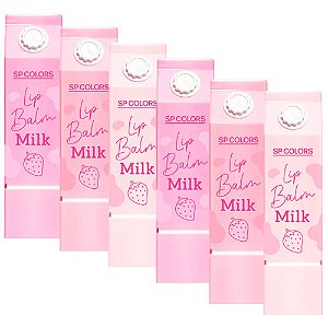 Lip Balm Coleção Milk SP Colors SP264 - Kit c/ 06 unid