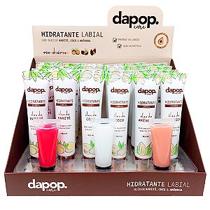 Hidratante Labial Dapop Care MK1026 - Box c/ 24 unid