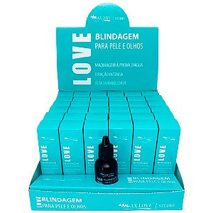 Blindagem para Pele e Olhos Love 25 ml Max Love - Box c/ 36 unid