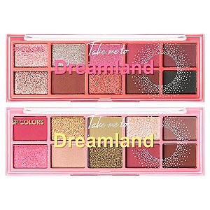 Paleta de Sombras Take Me To Dreamland SP Colors SP271 - Kit c/ 02 unid