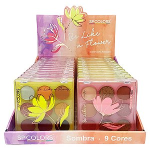 Paleta de Sombras Be Like a Flower SP Colors SP284 - Box c/ 24 unid