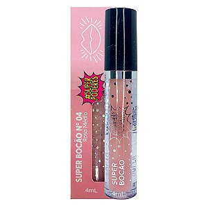 Gloss Labial Super Bocão N° 04 Rosa Médio Super Poderes GSBSP04