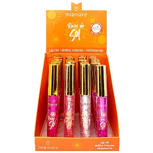 Lip Oil Raios de Sol Mia Make 364 - Box c/ 24 unid