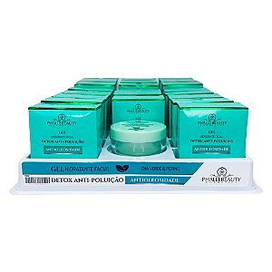 Hidratante Facial Detox Anti-Poluição Phállebeauty PH0560 - Box c/ 22 unid
