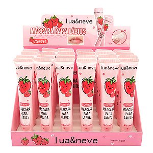 Máscara para Lábios Hidratante Fruits Lua & Neve LN02258 - Box c/ 24 unid