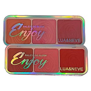 Paleta de Blush Enjoy Lua & Neve LN07007 - Kit c/ 02 unid