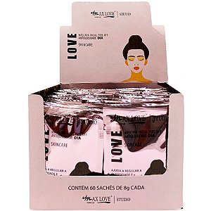 Máscara Facial Peel Off Love Antioleosidade Dia Max Love - Box c/ 60 unid