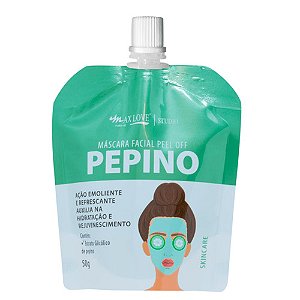 Máscara Facial Peel Off Pepino 50G Max Love