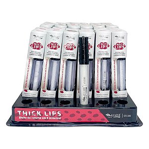 Gloss Thick Lips Efeito Volume Cor 204 Max Love - Box c/ 36 unid