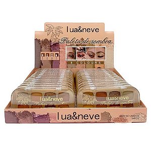 Paleta de Sombras 8 Colours Lua & Neve LN02223 - Box c/ 24 unid