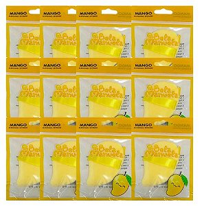 Esponja para Pó Mango Qbela Manuela! QBM528-1 - Pcte c/ 12 unid