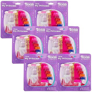 Gloss My Princess Teen Fenzza SKV12011198 - Kit c/ 06 unid