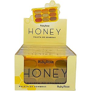 Paleta de Sombras Honey Ruby Rose HB-1087 - Box c/ 12 unid
