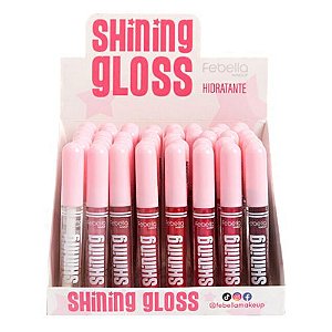 Lip Gloss Shining Febella LG40515 - Box c/ 48 unid