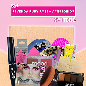 Kit Revenda Ruby Rose + Acessórios (39 Itens)