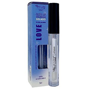 Gloss Lip Volumoso Gelado Cor 100 Max Love