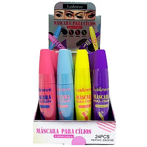 Máscara para Cílios Á Prova D'água Lua & Neve LN02132 - Box c/ 24 unid