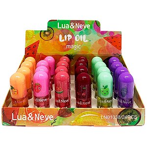 Lip Oil Magic Lua & Neve LN01038 - Box c/ 24 unid