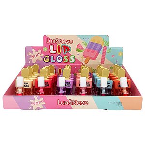 Lip Gloss Sorvete Lua & Neve LN02419 - Box c/ 24 unid