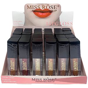 Lip Gloss Shinny Gloss II Miss Rôse 7701-006Z24 - Box c/ 24 unid