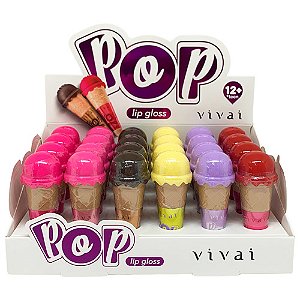 Lip Gloss Pop Vivai 3127.1.1 - Box c/ 24 unid