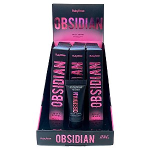 Lip Balm Jelly Jewel Onix Obsidian Ruby Rose HB-7400-2 - Box c/ 12 unid