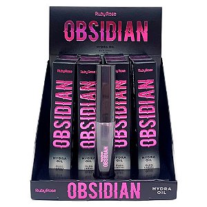 Óleo Labial Hydra Oil Cor 01 Obsidian Ruby Rose HB-7300-1 - Box c/ 12 unid