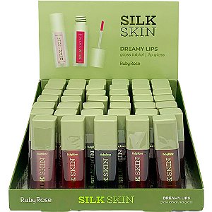 Gloss Labial Dreamy Lips Silk Skin Ruby Rose HB-F7200 - Box c/ 36 unid