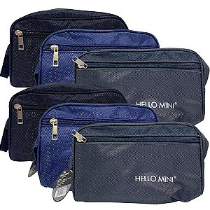 Necessaire Masculina Hello Mini HM1060 - Kit c/ 06 unid