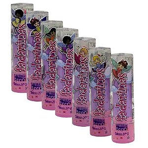 Batom Bastão Fadarinas Linha Teen Safira - Kit c/ 07 unid