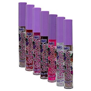 Gloss Labial Fadarinas Safira Linha Teen Safira - Kit c/ 06 unid