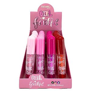 Lip Gloss Girl Beautiful Febella LG40529 - Box c/ 24 unid
