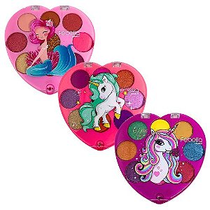 Paleta de Sombras Believe In Magic Febella TKIT5103 - Kit c/ 03 unid