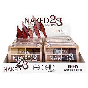 Paleta de Sombras Naked 23 Febella PSO30334 - Box c/ 12 unid