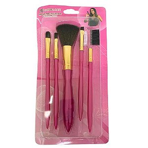 Kit com 05 Pincéis para Maquiagem Sabrina Sato SP102
