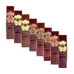 Batom Bastão Matte Mini Bear Pink 21 CS4521 - Kit c/ 08 unid