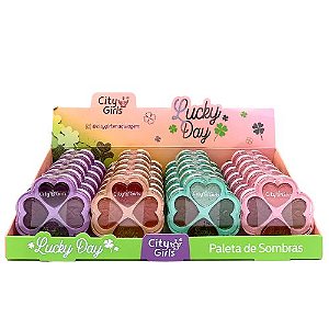 Paleta de Sombra Lucky Day City Girls CG349 - Box c/ 24 unid