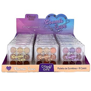 Paleta de Sombra Cosmic Love City Girls CG359 - Box c/ 24 unid
