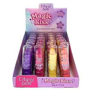 Lip Balm Magic Kiss City Girls CG393 - Box c/ 24 unid