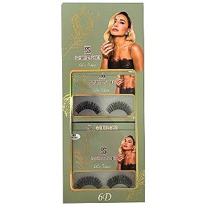 Cílios Postiços 6D F001 Sabrina Sato SP3004 - Box c/ 10 unid