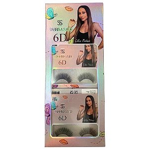 Cílios Postiços 6D F006 Sabrina Sato SS-2539 - Box c/ 10 unid