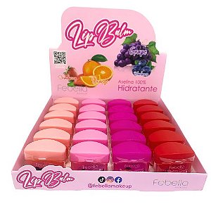 Lip Balm Vaselina Febella LB7017 - Box c/ 24 unid