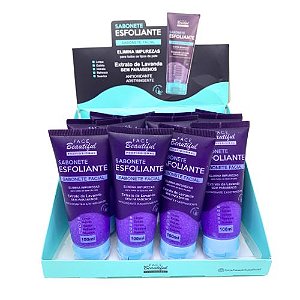 Sabonete Líquido Facial Esfoliante Face Beautiful FB360 - Box c/ 12 unid